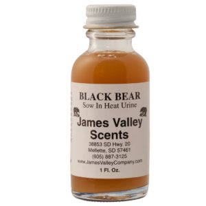 Black Bear Sow in Heat Gland Lure - Liquid
