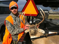 Matt Shumlas with prize deer